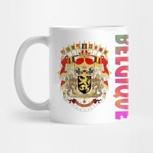 Belgique (Belgium) Coat of Arms Design Mug